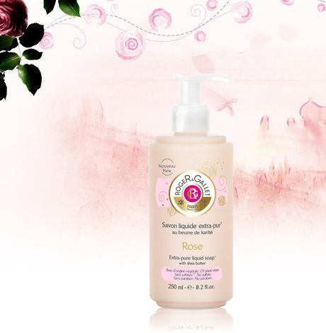 Roger et Gallet Savon liquide extra-pur au beurre de karité ROSE